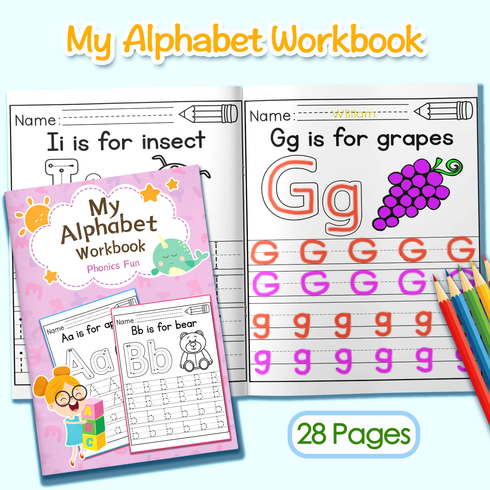 Cuaderno de actividades para c - Kids Education Activities reseña y precio